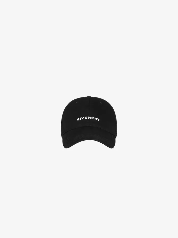 Embroidered Cap In Cotton Black Men Givenchy Beanies and Caps