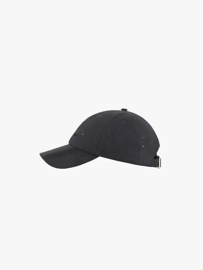 Embroidered Cap In Cotton Grey Mix Men Givenchy Beanies and Caps