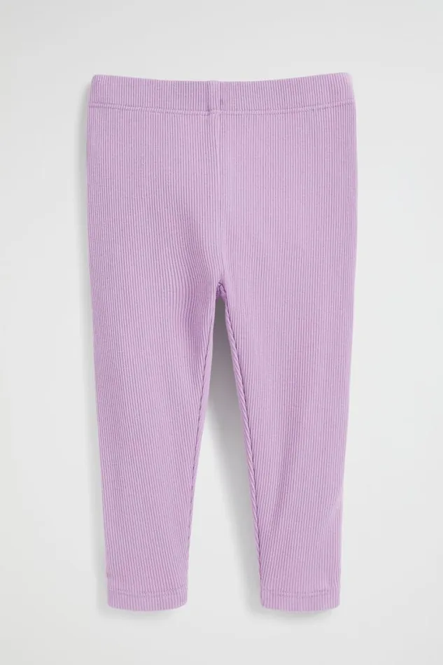 Essentials Baby Seed Heritage Core Rib Legging Lilac