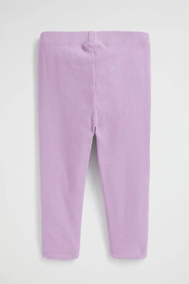 Essentials Baby Seed Heritage Core Rib Legging Lilac
