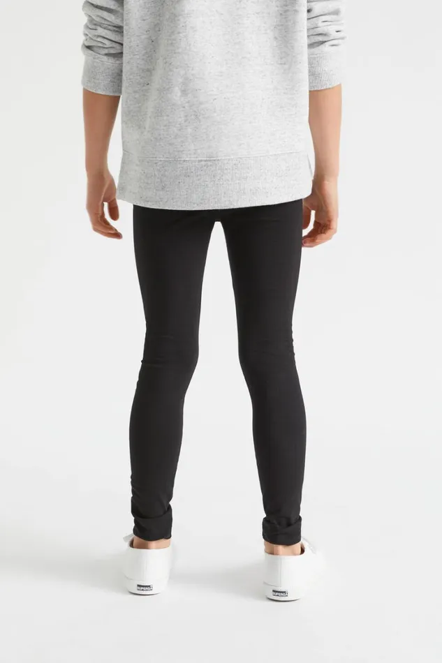 Essentials Girl Seed Heritage Basic Legging Black