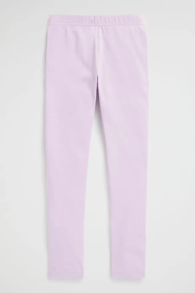 Essentials Girl Seed Heritage Basic Legging Orchid