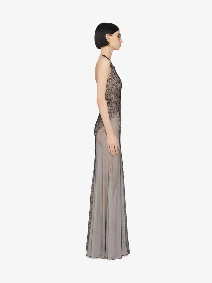 Evening Dress In Lace Black Women Givenchy Dresses