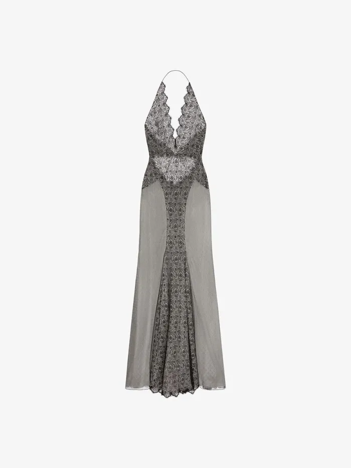 Evening Dress In Lace Black Women Givenchy Dresses