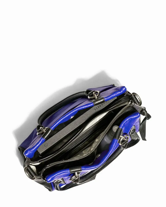Fairest Of Them All Triple Entry Satchel Cobalt Women Aimee Kestenberg Satchels