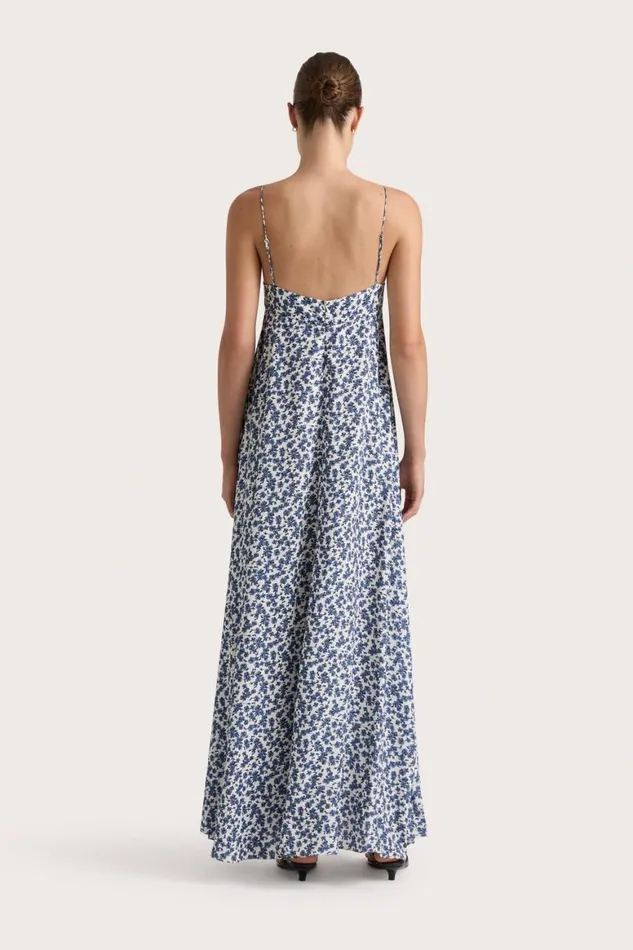 Faithfull The Brand Dresses Anessa Maxi Dress Leilani Mid Blue 8211 Women Faithfull The Brand Dresses Anessa Maxi Dress Leilani Mid Blue 8211 Women