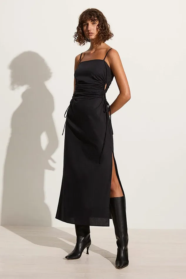 Faithfull The Brand Dresses Beatriz Midi Dress Black 8211 Final Sale 8211 Women Faithfull The Brand Dresses Beatriz Midi Dress Black 8211 Final Sale 8211 Women