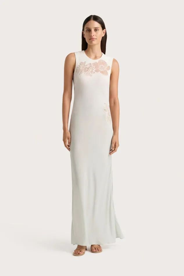 Faithfull The Brand Dresses Biarritz Tank Maxi Dress Foam Ombre 8211 Women