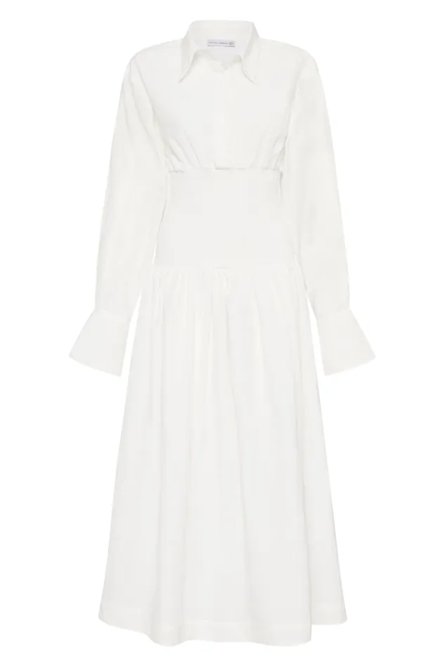 Faithfull The Brand Dresses Cervo Midi Dress White 8211 Women Faithfull The Brand Dresses Cervo Midi Dress White 8211 Women