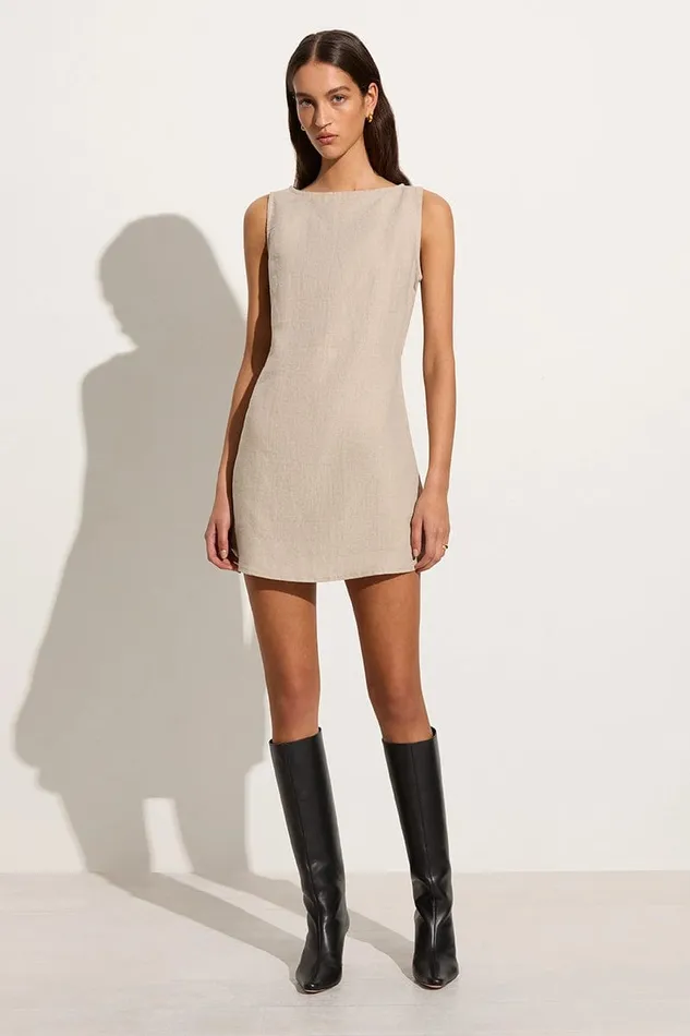 Faithfull The Brand Dresses Lui Mini Dress Natural 8211 Women