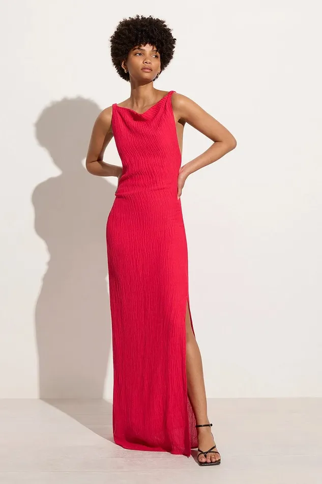 Faithfull The Brand Dresses Palermo Maxi Dress Peony Pink 8211 Final Sale 8211 Women Faithfull The Brand Dresses Palermo Maxi Dress Peony Pink 8211 Final Sale 8211 Women