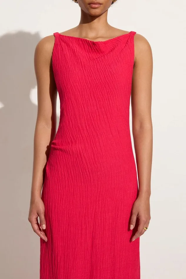 Faithfull The Brand Dresses Palermo Maxi Dress Peony Pink 8211 Final Sale 8211 Women Faithfull The Brand Dresses Palermo Maxi Dress Peony Pink 8211 Final Sale 8211 Women