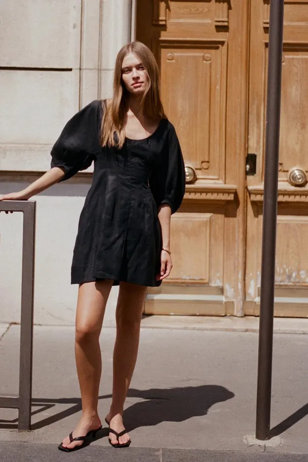 Faithfull The Brand Dresses Raynara Mini Dress Black 8211 Women Faithfull The Brand Dresses Raynara Mini Dress Black 8211 Women