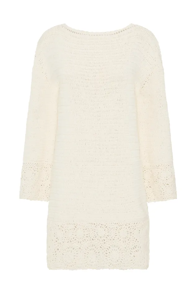 Faithfull The Brand Dresses Ruia Handmade Crochet Dress Off White 8211 Women Faithfull The Brand Dresses Ruia Handmade Crochet Dress Off White 8211 Women