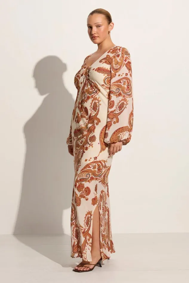 Faithfull The Brand Dresses Santos Maxi Dress Alessia Paisley 8211 Final Sale 8211 Women Faithfull The Brand Dresses Santos Maxi Dress Alessia Paisley 8211 Final Sale 8211 Women