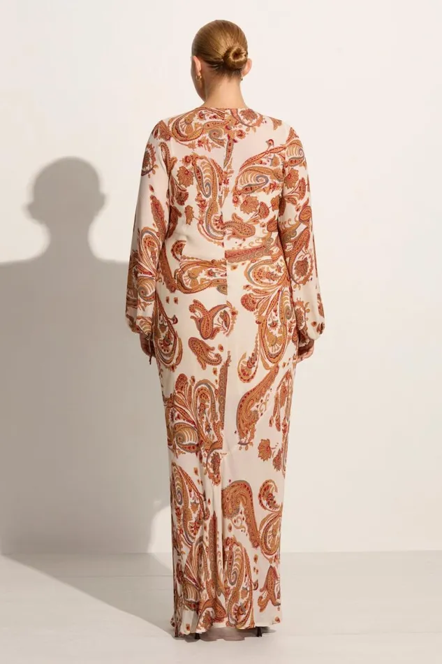 Faithfull The Brand Dresses Santos Maxi Dress Alessia Paisley 8211 Final Sale 8211 Women Faithfull The Brand Dresses Santos Maxi Dress Alessia Paisley 8211 Final Sale 8211 Women