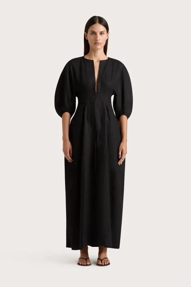 Faithfull The Brand Maxi Dresses Soleil Maxi Dress Black 8211 Women