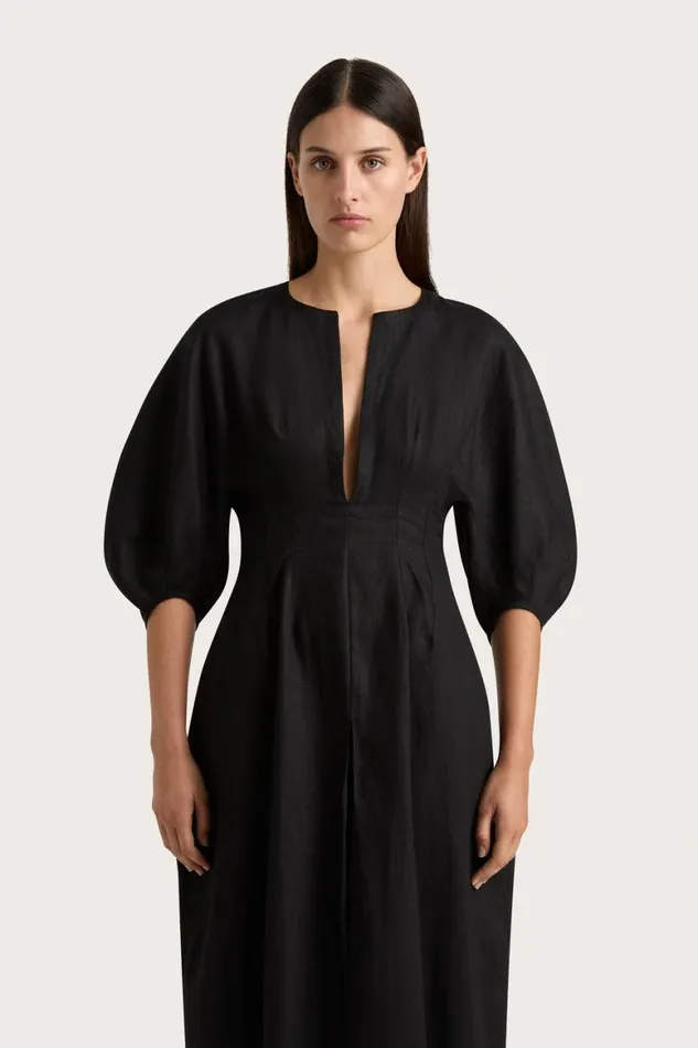 Faithfull The Brand Maxi Dresses Soleil Maxi Dress Black 8211 Women Faithfull The Brand Maxi Dresses Soleil Maxi Dress Black 8211 Women