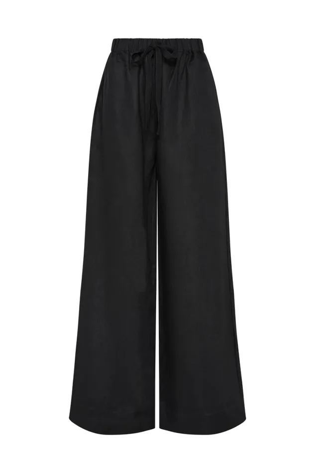 Faithfull The Brand Pants Conigli Pant Black 8211 Women Faithfull The Brand Pants Conigli Pant Black 8211 Women