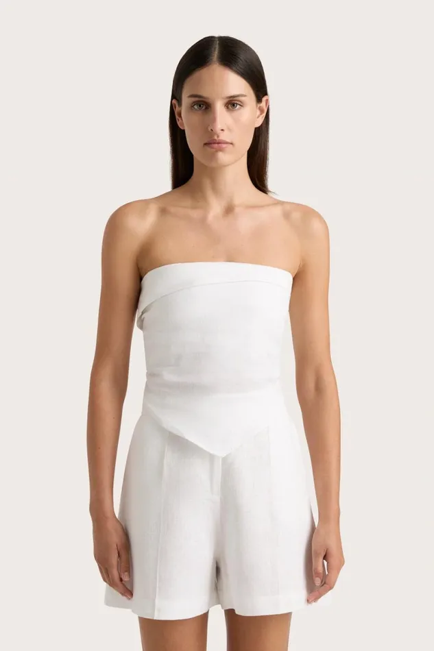 Faithfull The Brand Skirts and Shorts Antibes Short White 8211 Women Faithfull The Brand Skirts and Shorts Antibes Short White 8211 Women