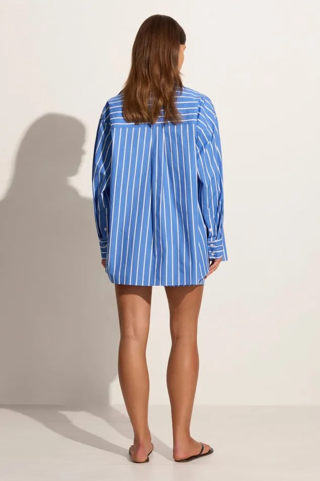 Faithfull The Brand Skirts and Shorts Elva Short Adia Stripe Ocean Blue 8211 Women Faithfull The Brand Skirts and Shorts Elva Short Adia Stripe Ocean Blue 8211 Women