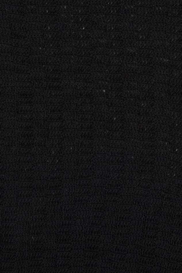 Faithfull The Brand Skirts and Shorts Lula Handmade Crochet Skirt Black 8211 Final Sale 8211 Women