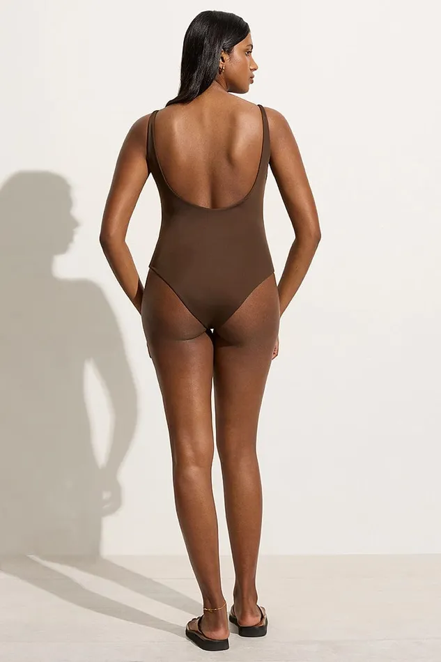 Faithfull The Brand Swim Do Rei One Piece Coffee 8211 Final Sale 8211 Women Faithfull The Brand Swim Do Rei One Piece Coffee 8211 Final Sale 8211 Women