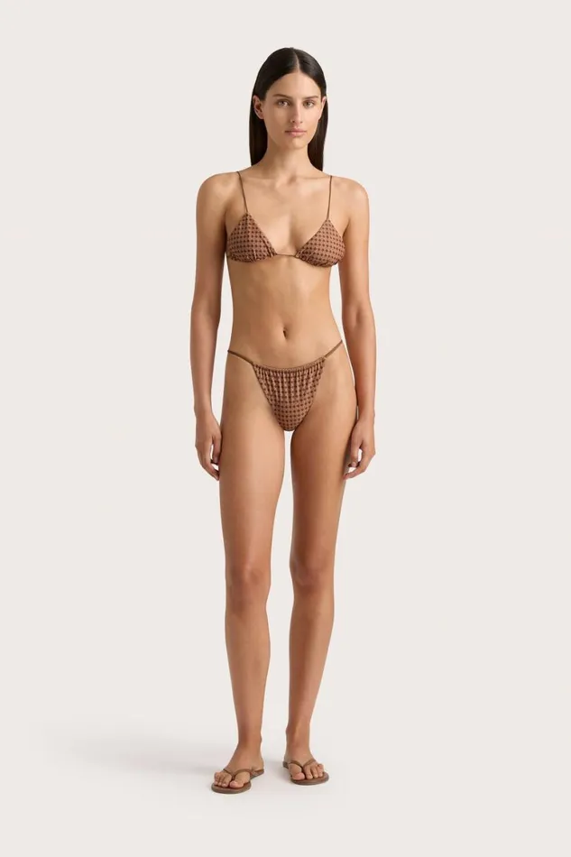 Faithfull The Brand Swim Elea Bikini Bottom Oliander Cocoa 8211 Women