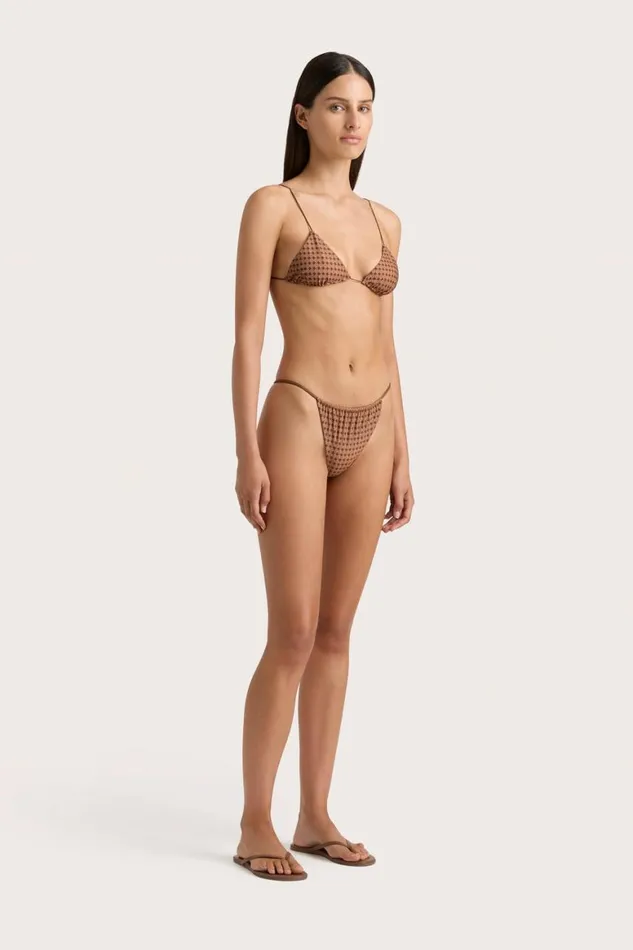 Faithfull The Brand Swim Elea Bikini Bottom Oliander Cocoa 8211 Women Faithfull The Brand Swim Elea Bikini Bottom Oliander Cocoa 8211 Women