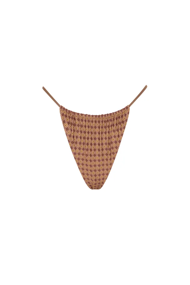 Faithfull The Brand Swim Elea Bikini Bottom Oliander Cocoa 8211 Women Faithfull The Brand Swim Elea Bikini Bottom Oliander Cocoa 8211 Women