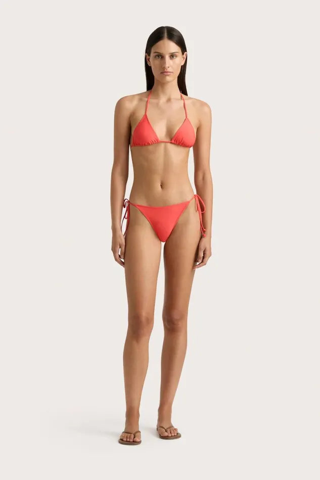 Faithfull The Brand Swim Leo Bikini Bottom Vermillion 8211 Women