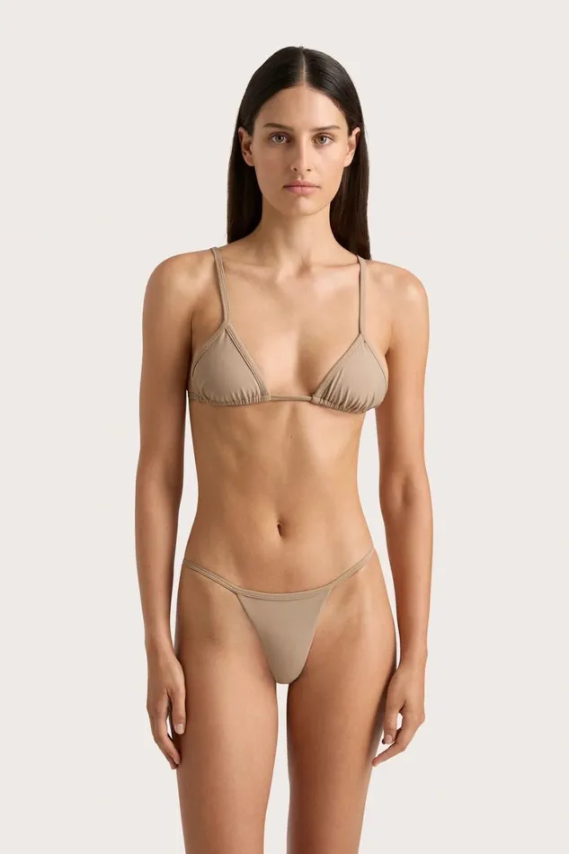 Faithfull The Brand Swim Manon Bikini Top Taupe 8211 Women Faithfull The Brand Swim Manon Bikini Top Taupe 8211 Women