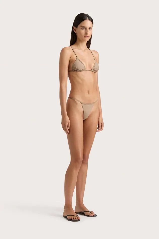 Faithfull The Brand Swim Manon Bikini Top Taupe 8211 Women Faithfull The Brand Swim Manon Bikini Top Taupe 8211 Women