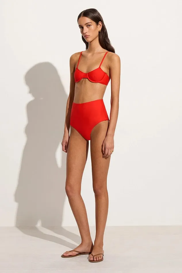 Faithfull The Brand Swim Reyes Bikini Bottoms Salsa 8211 Final Sale 8211 Women Faithfull The Brand Swim Reyes Bikini Bottoms Salsa 8211 Final Sale 8211 Women
