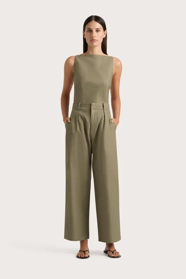 Faithfull The Brand Tops Antibes Top Khaki 8211 Women Faithfull The Brand Tops Antibes Top Khaki 8211 Women