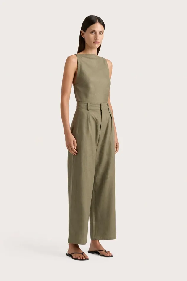 Faithfull The Brand Tops Antibes Top Khaki 8211 Women Faithfull The Brand Tops Antibes Top Khaki 8211 Women