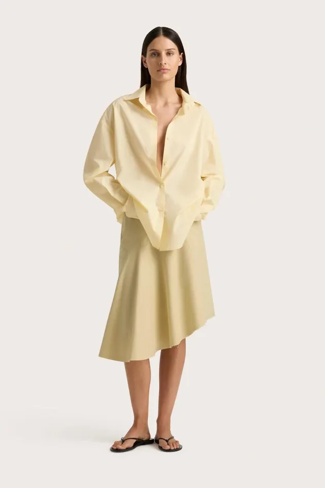 Faithfull The Brand Tops Vieste Shirt Lemon 8211 Women