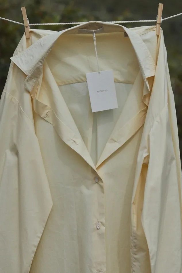 Faithfull The Brand Tops Vieste Shirt Lemon 8211 Women Faithfull The Brand Tops Vieste Shirt Lemon 8211 Women