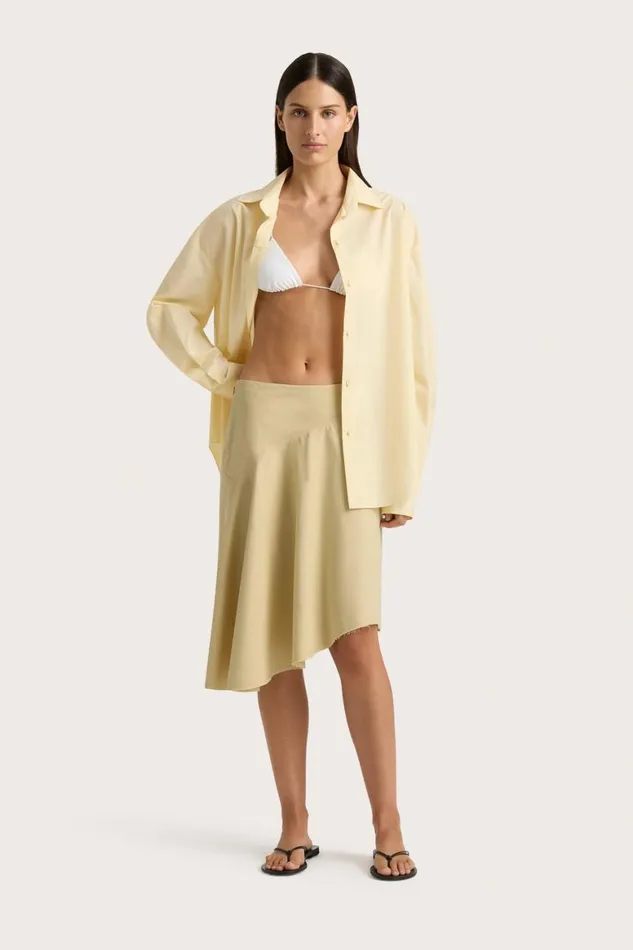 Faithfull The Brand Tops Vieste Shirt Lemon 8211 Women Faithfull The Brand Tops Vieste Shirt Lemon 8211 Women