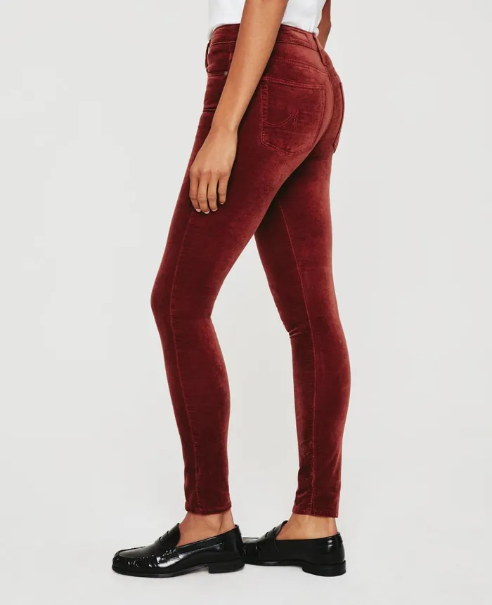 Farrah Skinny Dark Sangria Women AG Jeans Pants Farrah Skinny Dark Sangria Women AG Jeans Pants