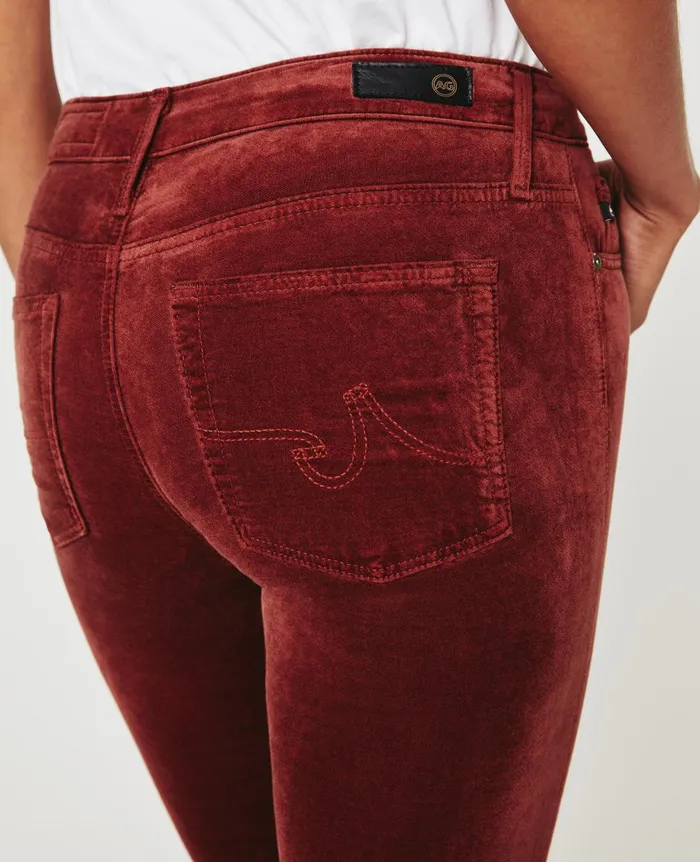 Farrah Skinny Dark Sangria Women AG Jeans Pants Farrah Skinny Dark Sangria Women AG Jeans Pants