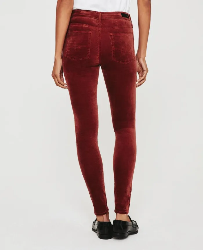 Farrah Skinny Dark Sangria Women AG Jeans Pants Farrah Skinny Dark Sangria Women AG Jeans Pants