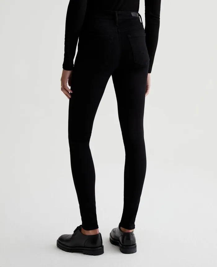 Farrah Skinny Super Black Women AG Jeans Denim Farrah Skinny Super Black Women AG Jeans Denim