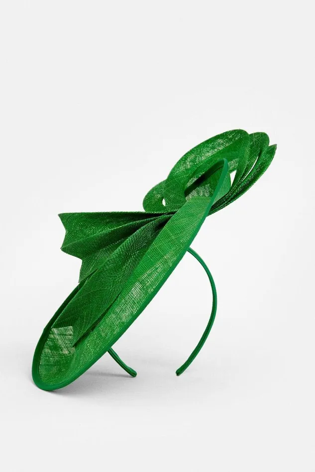 Fascinators Women Karen Millen Asymmetric Disc Headband Fascinator Green