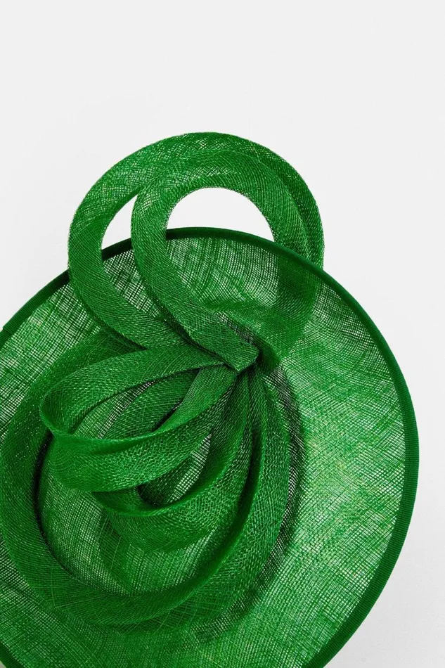 Fascinators Women Karen Millen Asymmetric Disc Headband Fascinator Green