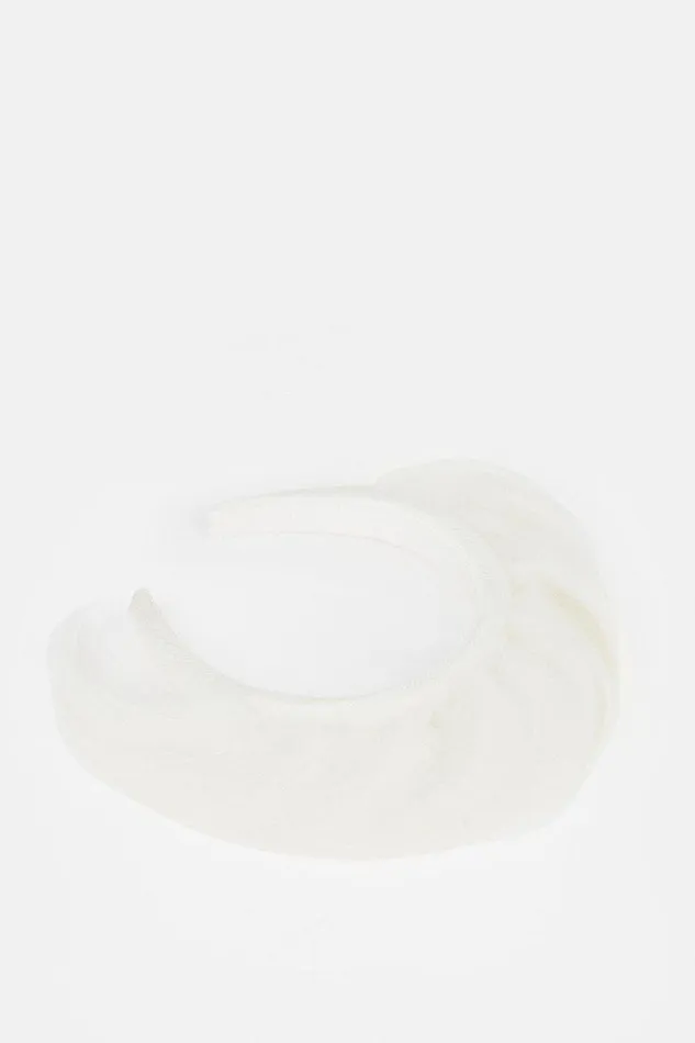 Fascinators Women Karen Millen Statement Feather Headband Ivory