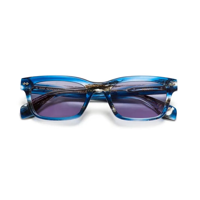 Fellini Sunglasses Blue Men Bruno Magli Sunglasses
