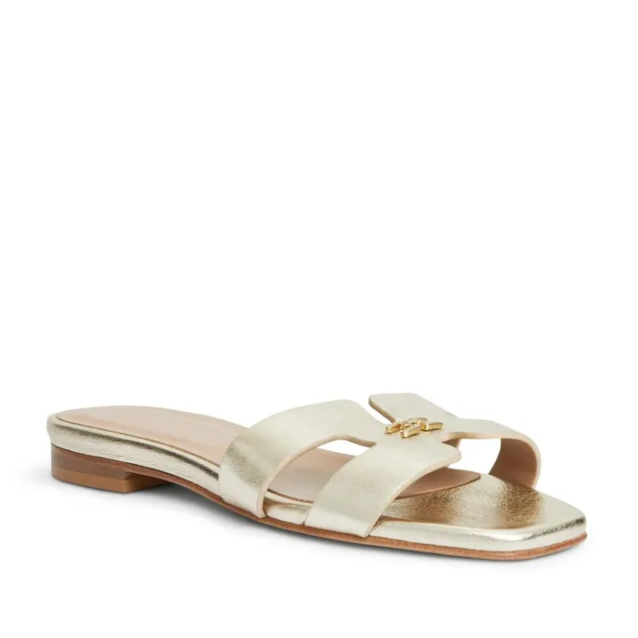 FINA Single Band Sandal GOLD METALLIC Women Bruno Magli Sandals and Slides
