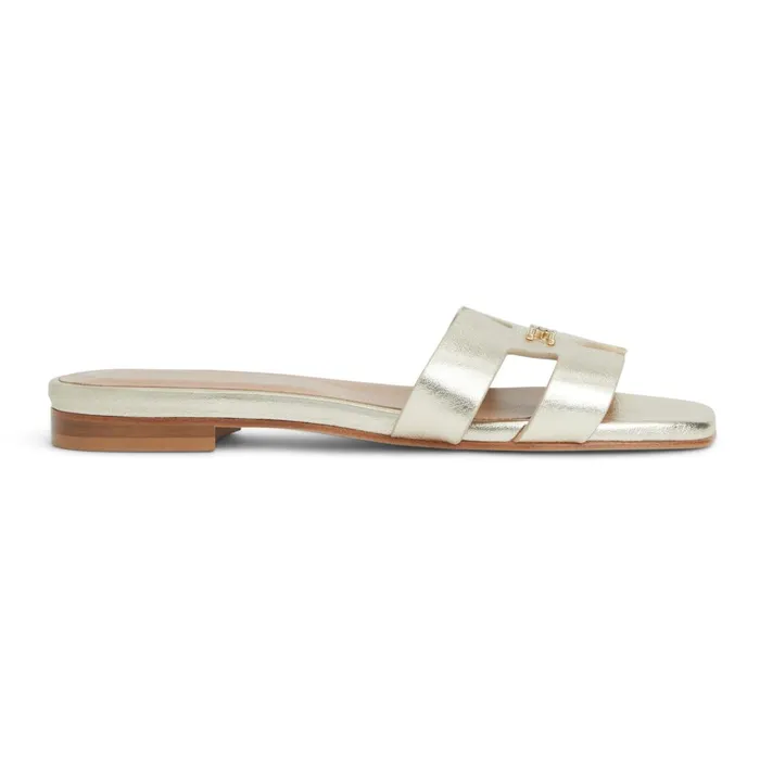 FINA Single Band Sandal GOLD METALLIC Women Bruno Magli Sandals and Slides