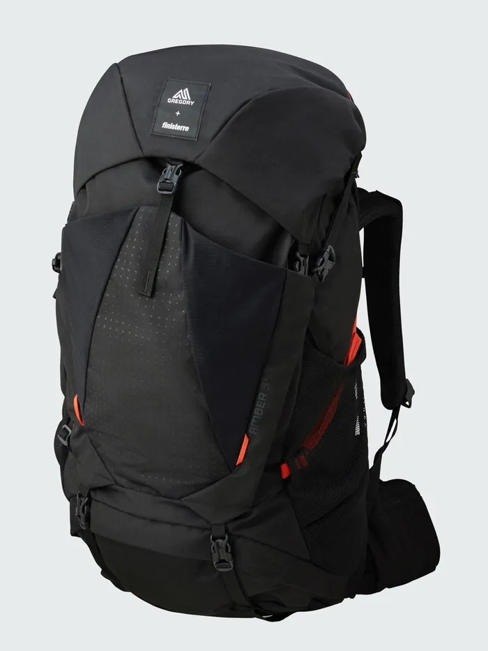 Finisterre Bags MenWomen Finisterre Gregory Amber 54 Backpack Black